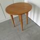 Wooden pedestal table from the 80s spindle legs