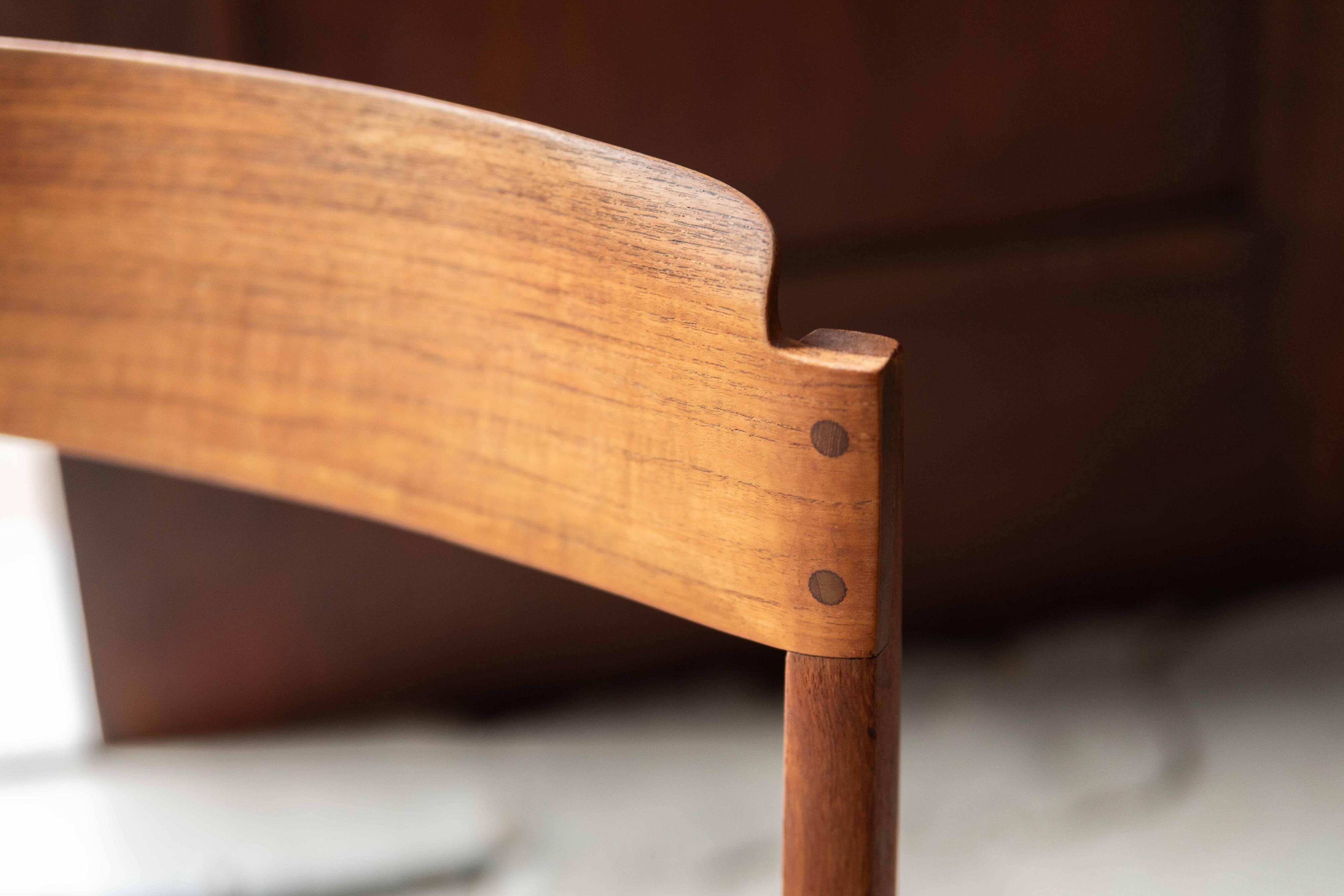 Set of 4 dining chairs, Danish design, 1950's