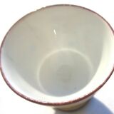 Art deco shell, fine mustard porcelain floral signed limoges