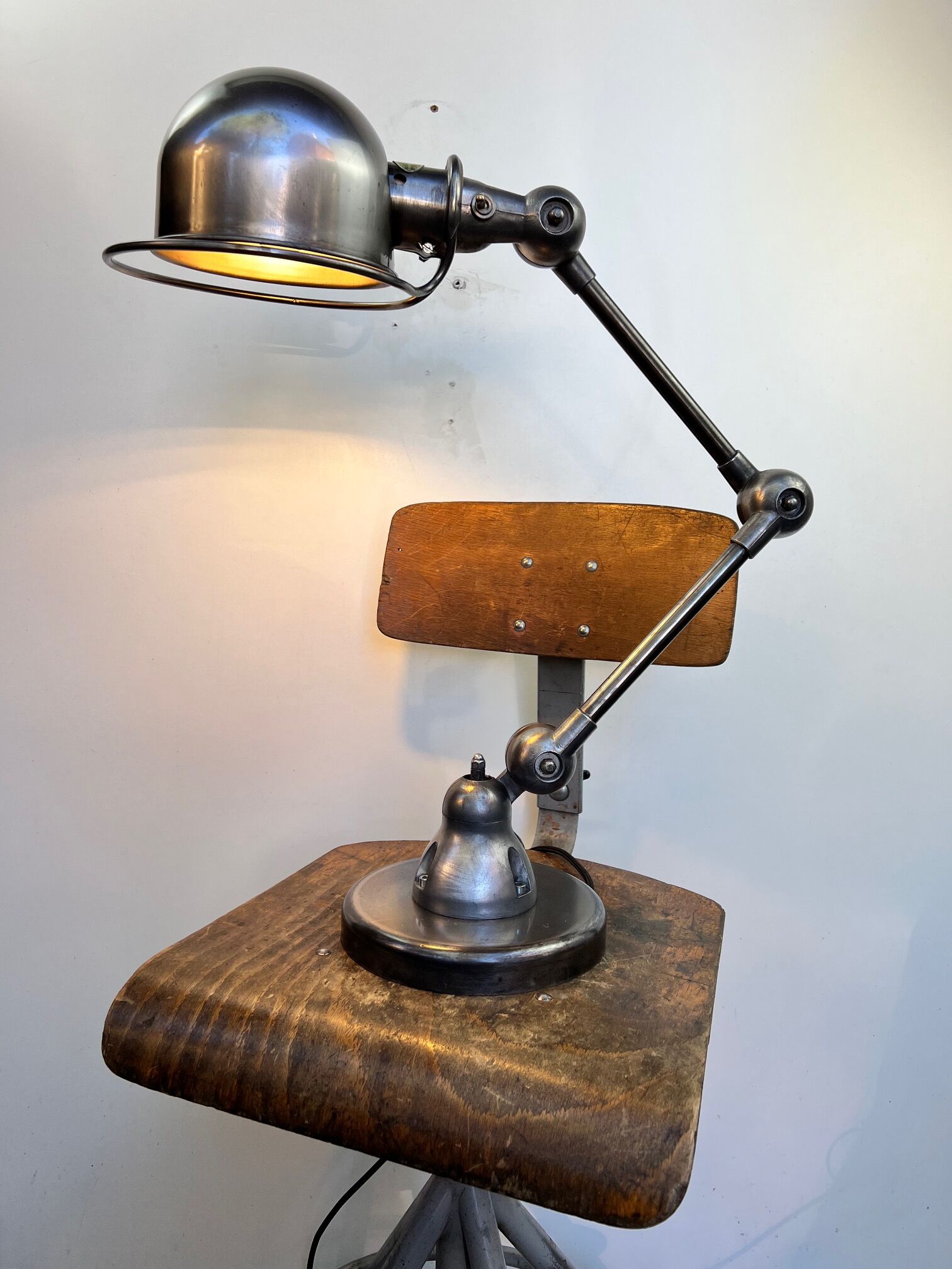 Jielde 2 bras authentic 1950 1960 2 bras 25 cm