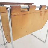 Mid-century rosewood and leather mimiset by Brabantia, The Netherlands 1950