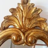 Old baroque golden mirror - 38x24cm