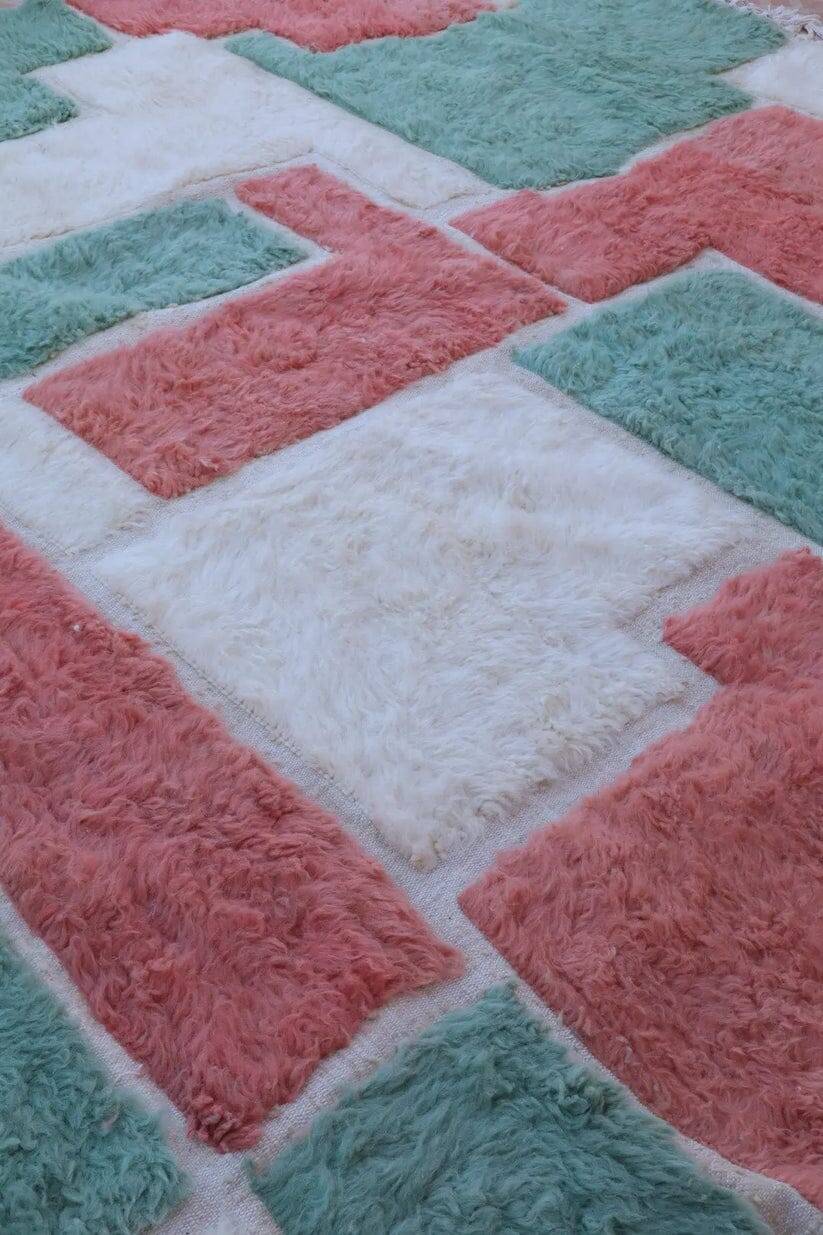 Tapis berbère fait main traditionnelle 250cmx150cm