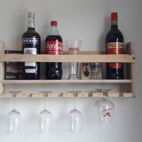 wall bottle shelf