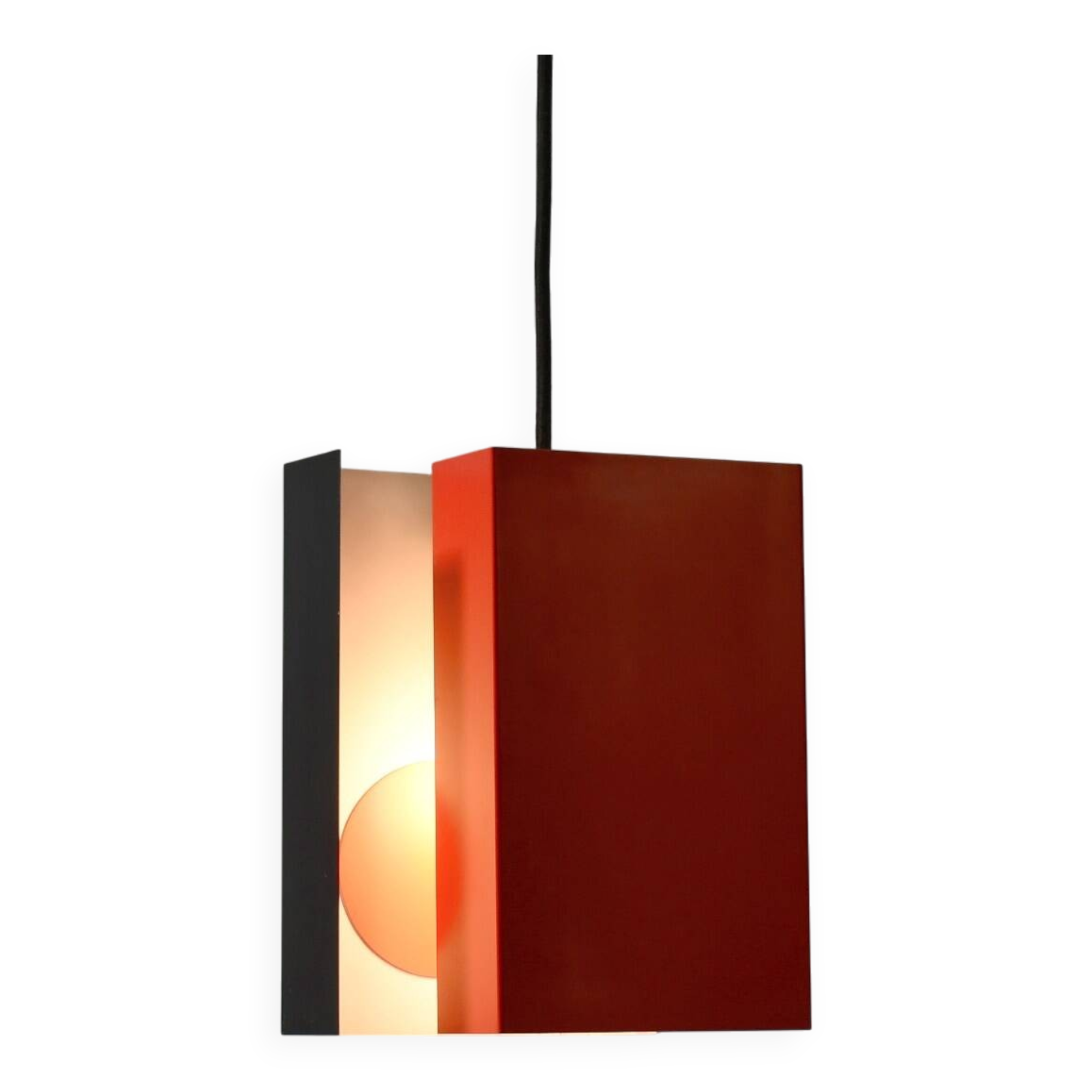 Plafonnier Nippon conçu par Simon Henningsen pour LYFA, Danemark, 1970. (B)