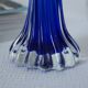 Twisted glass soliflore vase
