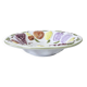 Vintage Fruit Slush Salad Bowl Grape Lemon Apple Pear Plum
