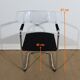 Office chair in chromed metal – xxth