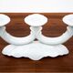 Pair of porcelain candlesticks