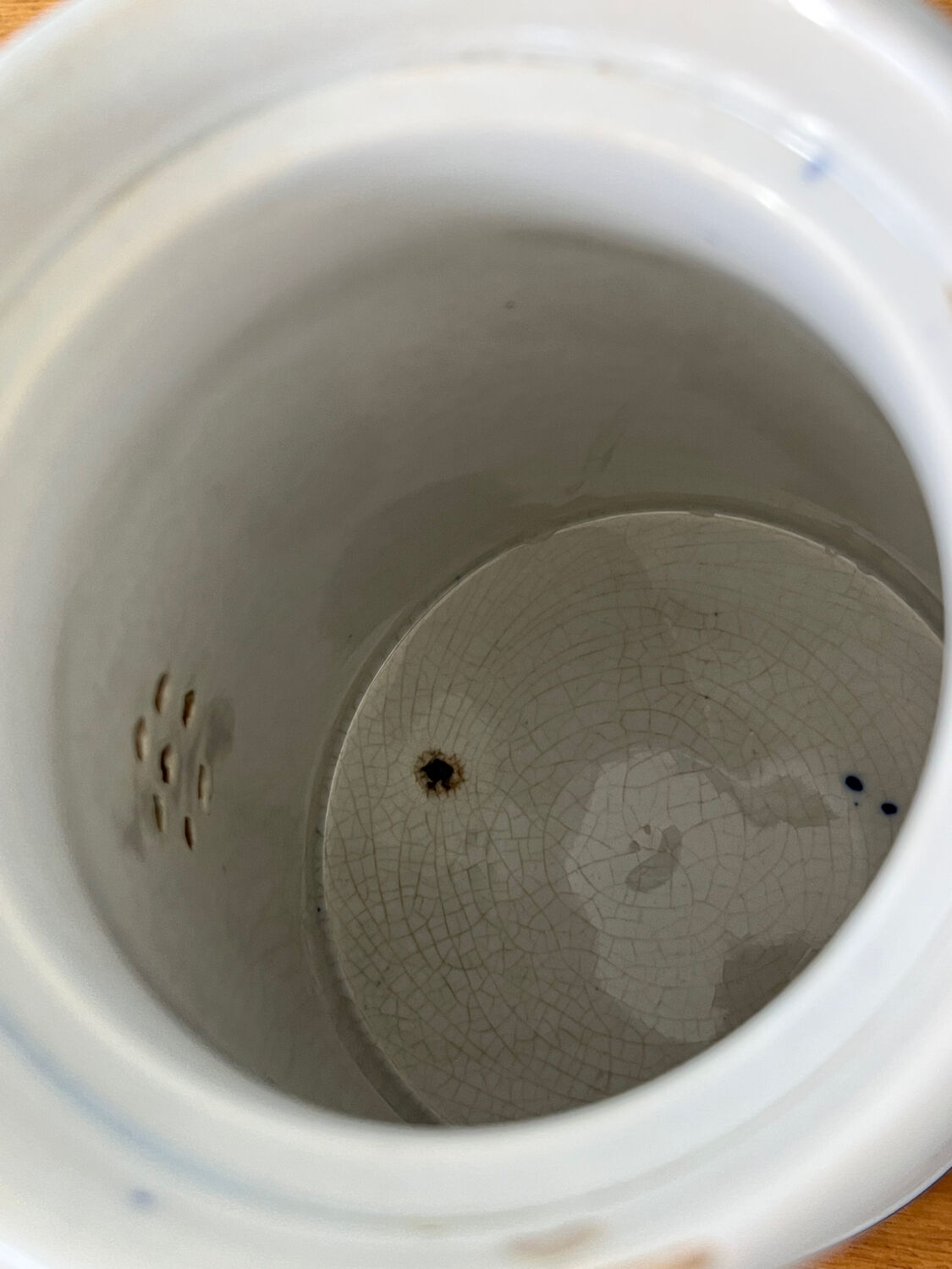 Antique coffee maker from Sarreguemines