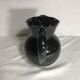 Former enamelled ceramic black pitcher 70s