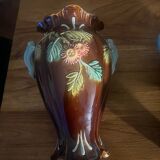 2 vases en barbotine