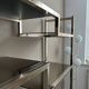 Vintage wandkast in goud / spiegelglas in stijl van Willy Rizzo / Vandel
