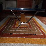 Coffee table with ceramic top signed