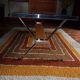 Coffee table with ceramic top signed