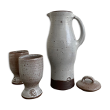 Pitcher set & cups by Jeanne and Norbert Pierlot