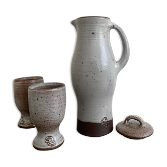 Pitcher set & cups by Jeanne and Norbert Pierlot