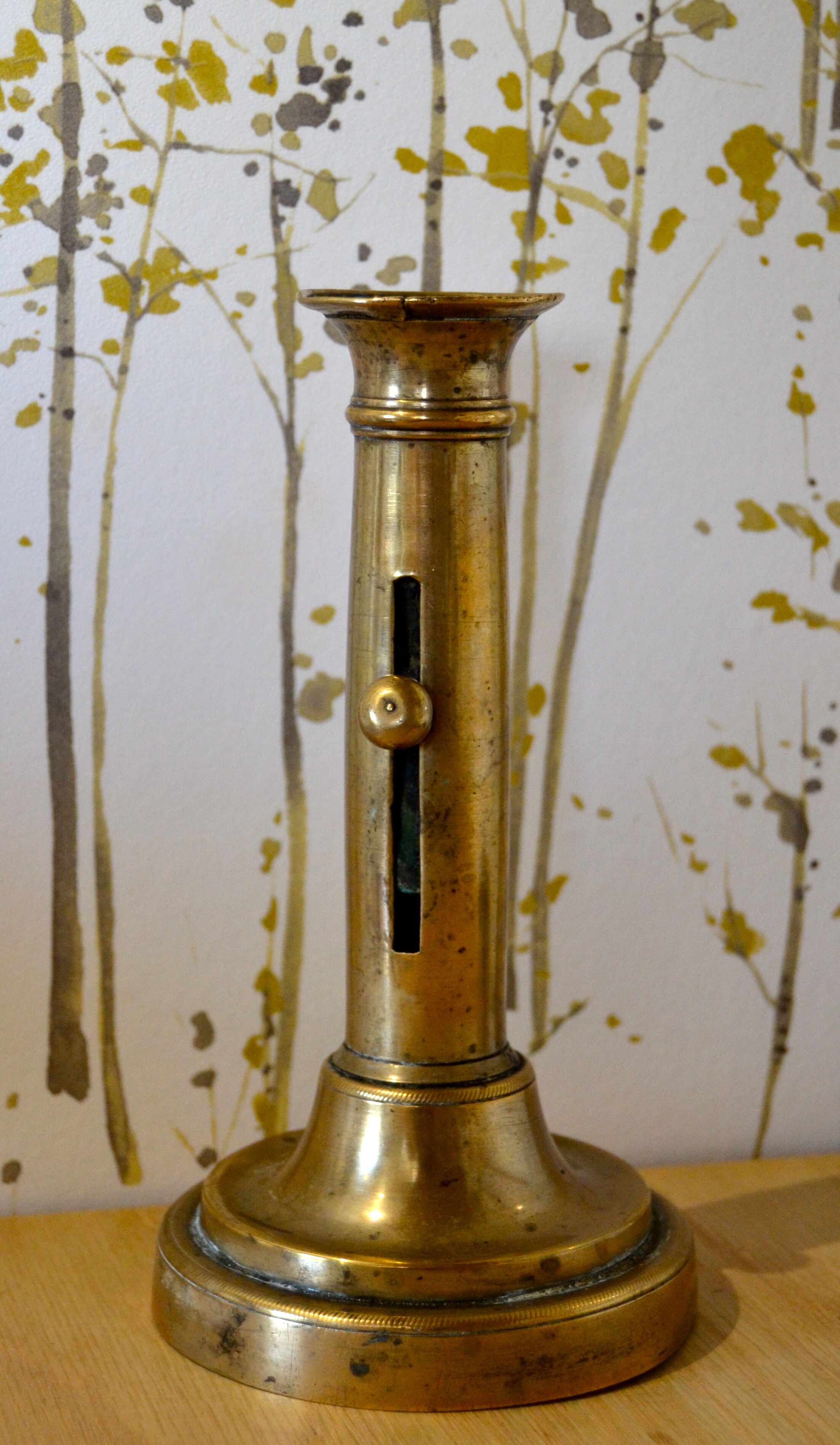 Brass candlestick