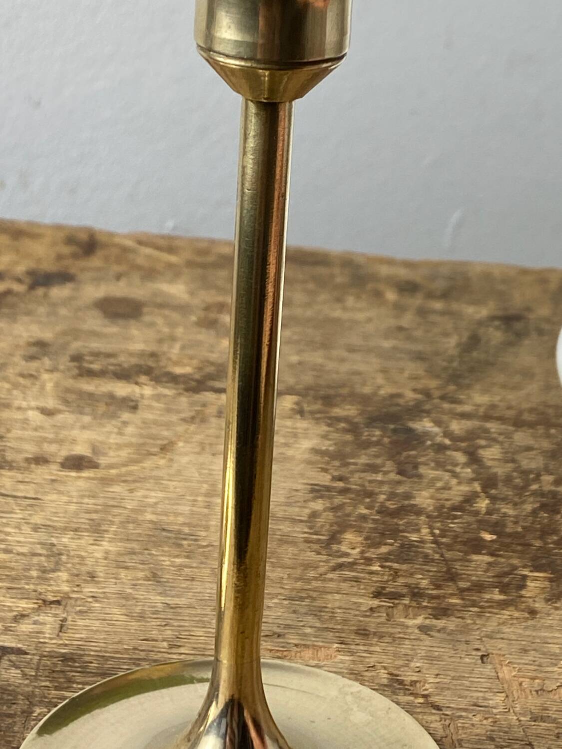 Vintage brass candle holders