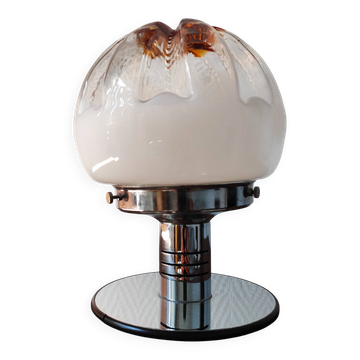 Lampe boule 1970 en verre de Murano