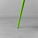 armchair velvet blue metal green 60s vintage modern