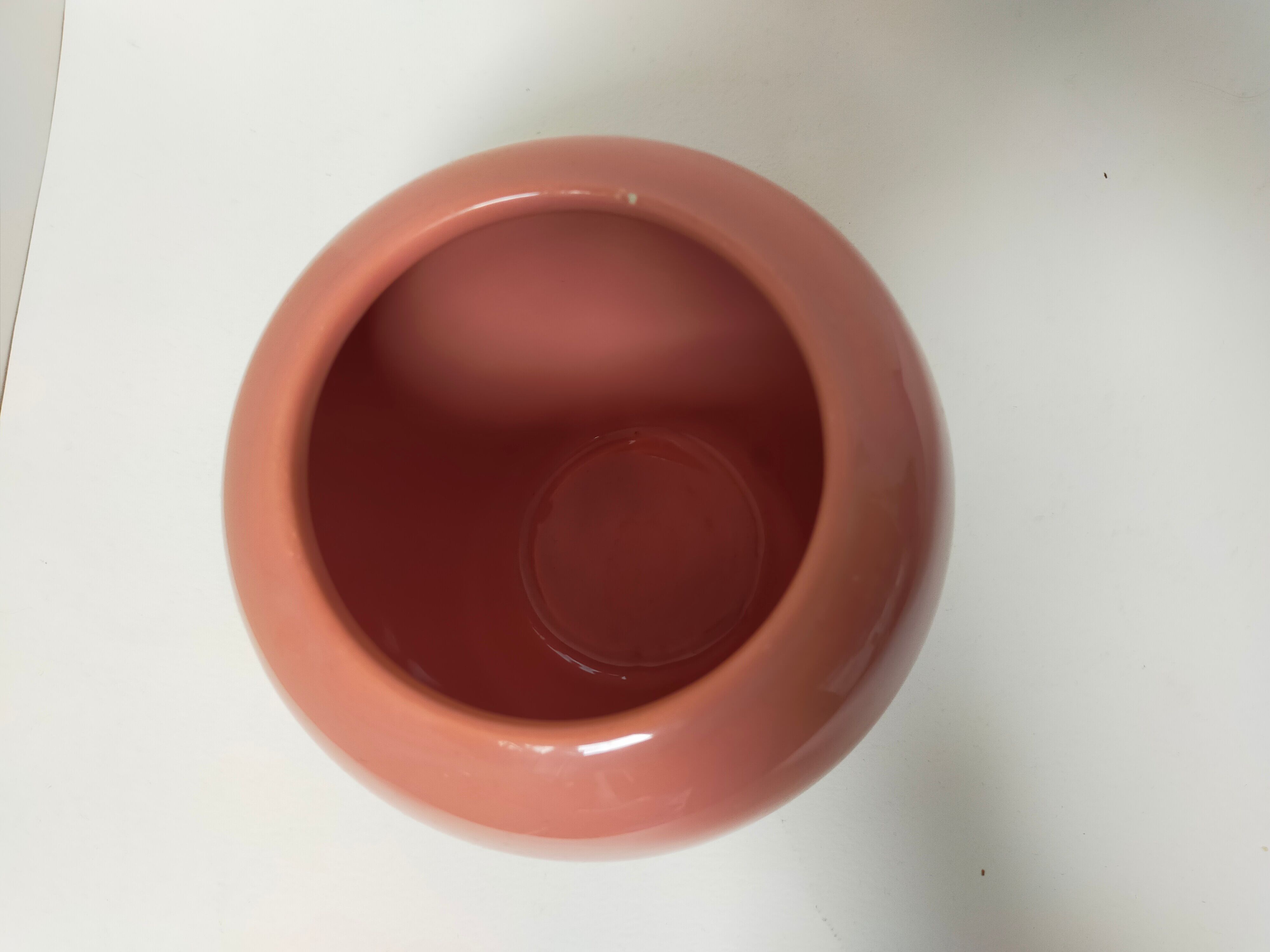Pink ceramic vase