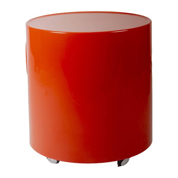 Table d’Appoint Rouge Giano Giano Vano par Emma Gismondi pour Artemide