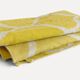Vintage Moroccan Hand Loomed Yellow and Ivory Wool Rug, Late 20th Century