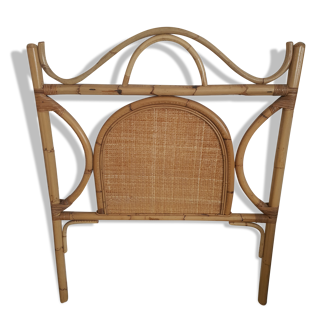 Rattan headboard