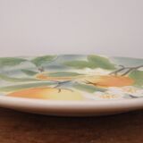 Old barbotine plate, St Clément factory