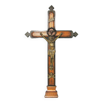 Great nineteenth century wall crucifix.