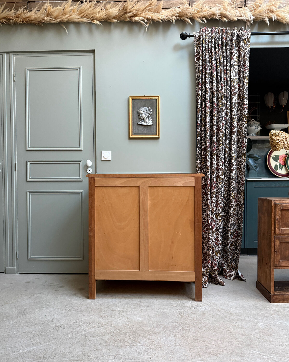 Small Art Deco oak buffet (renovated)