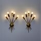 Mid-Century Modern Italian Wall Lights from Stilnovo, 1950s, Set of 2