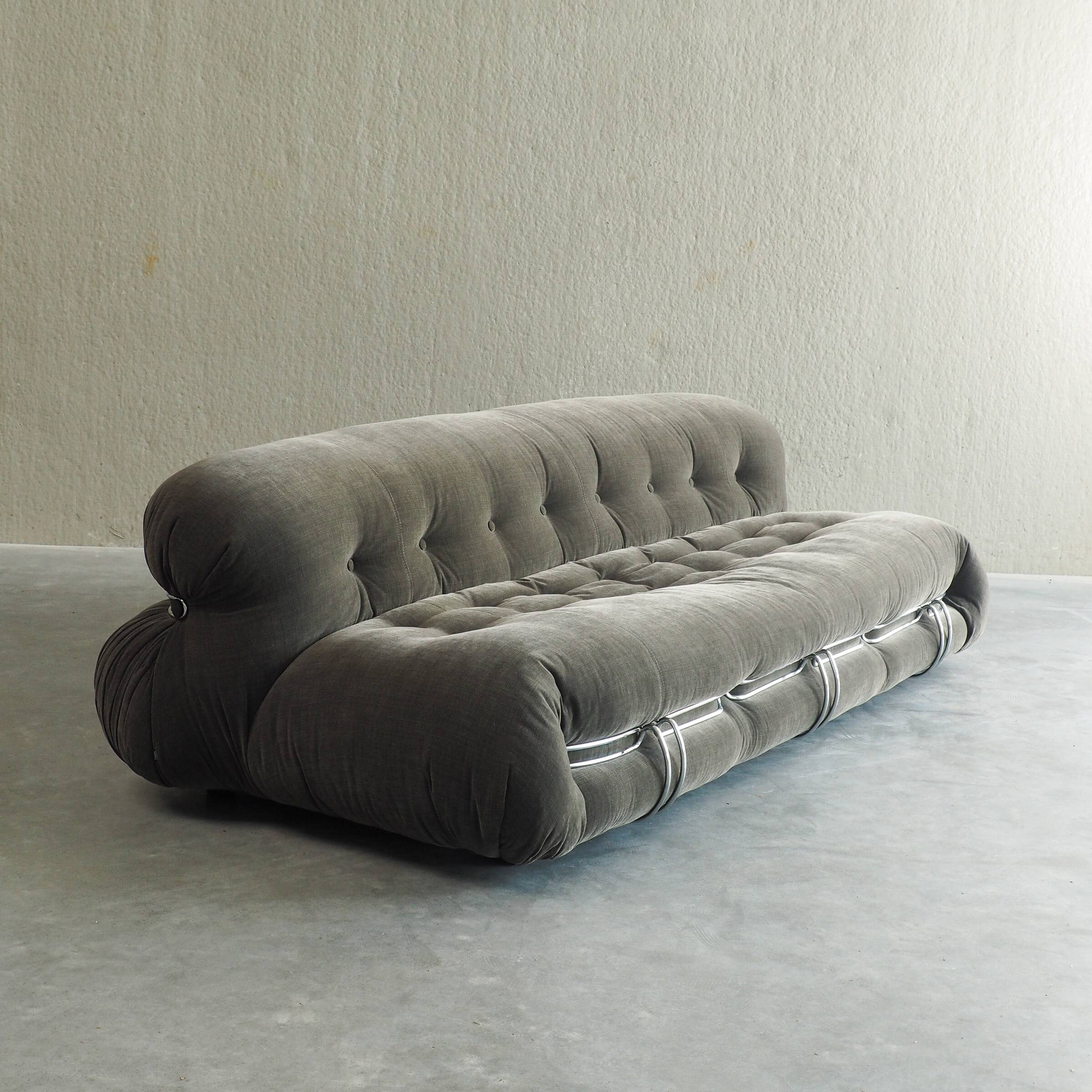 Soriana 3 seater by Afra & Tobia Scarpa for Cassina