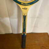 Vintage Montana Gold Seal Wooden Tennis Racket + Rooster Sporting Case