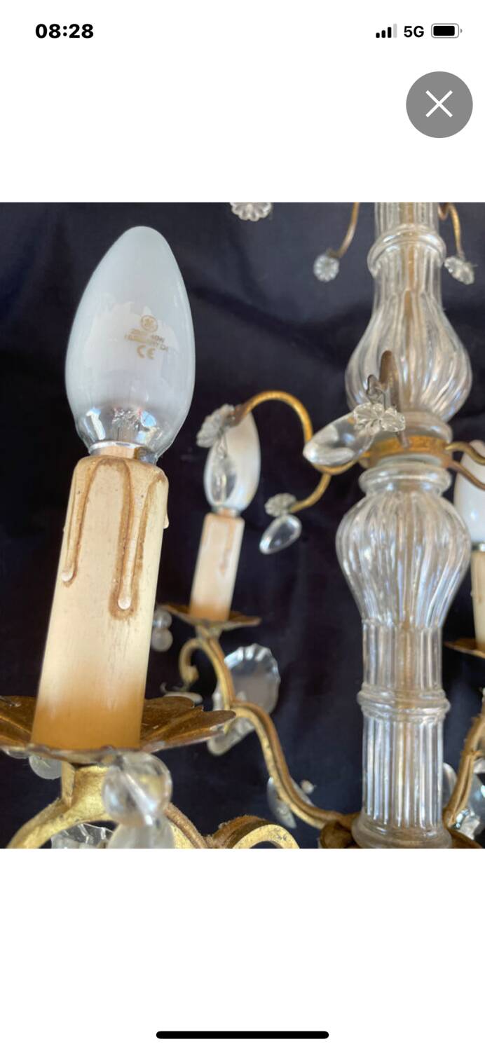 19th Century Tassel Chandelier