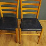 Chaises en teck des années 1950 - Gemla Fabrikers