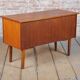 Mid-Century Modern Writing Desk in Mahogany Veneer, Czech, 1950