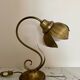Brass flower lamp