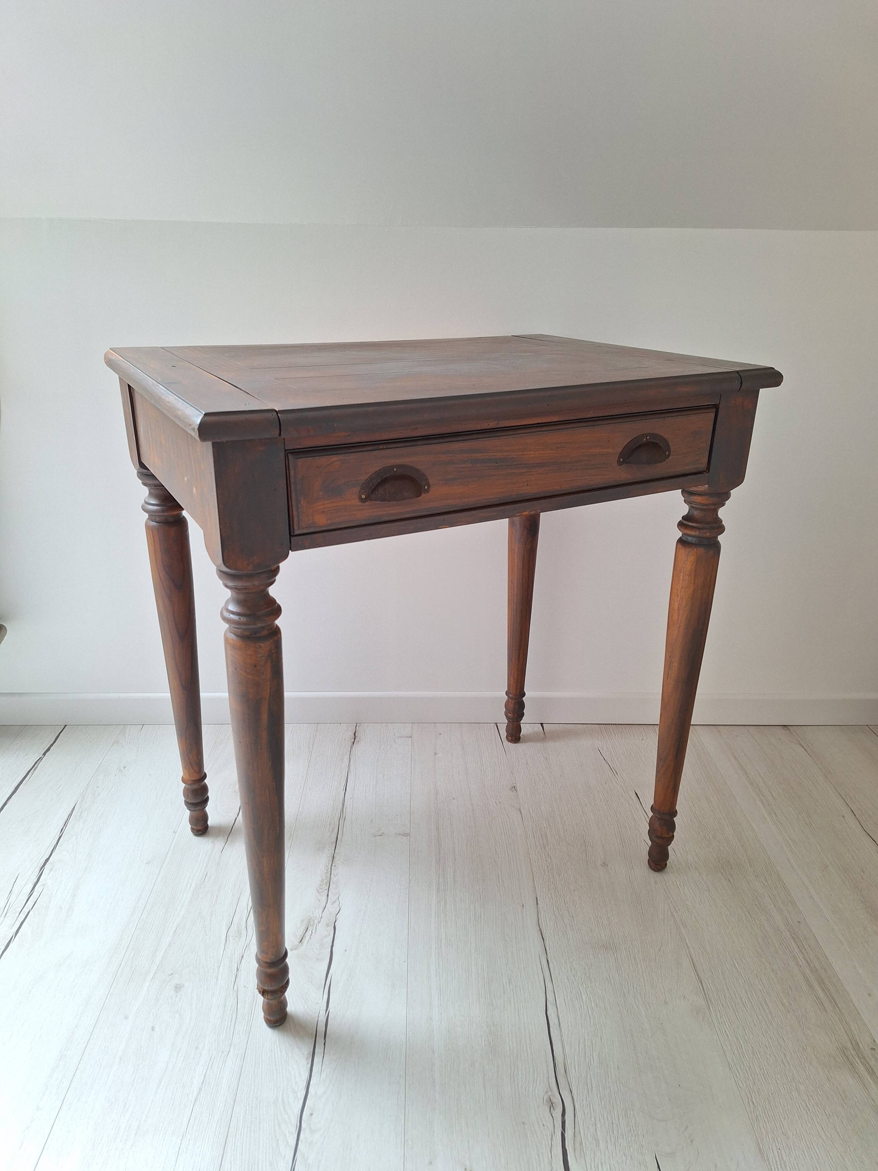Solid wood desk / side table