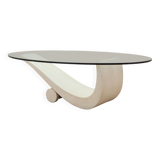 Table basse en verre, design italien, années 70, production : Italie