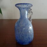 Miniature vase Scavo Seguso Vetri d'Arte iridescent glass Murano 1950