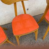 4 Luterma banana bistro chairs