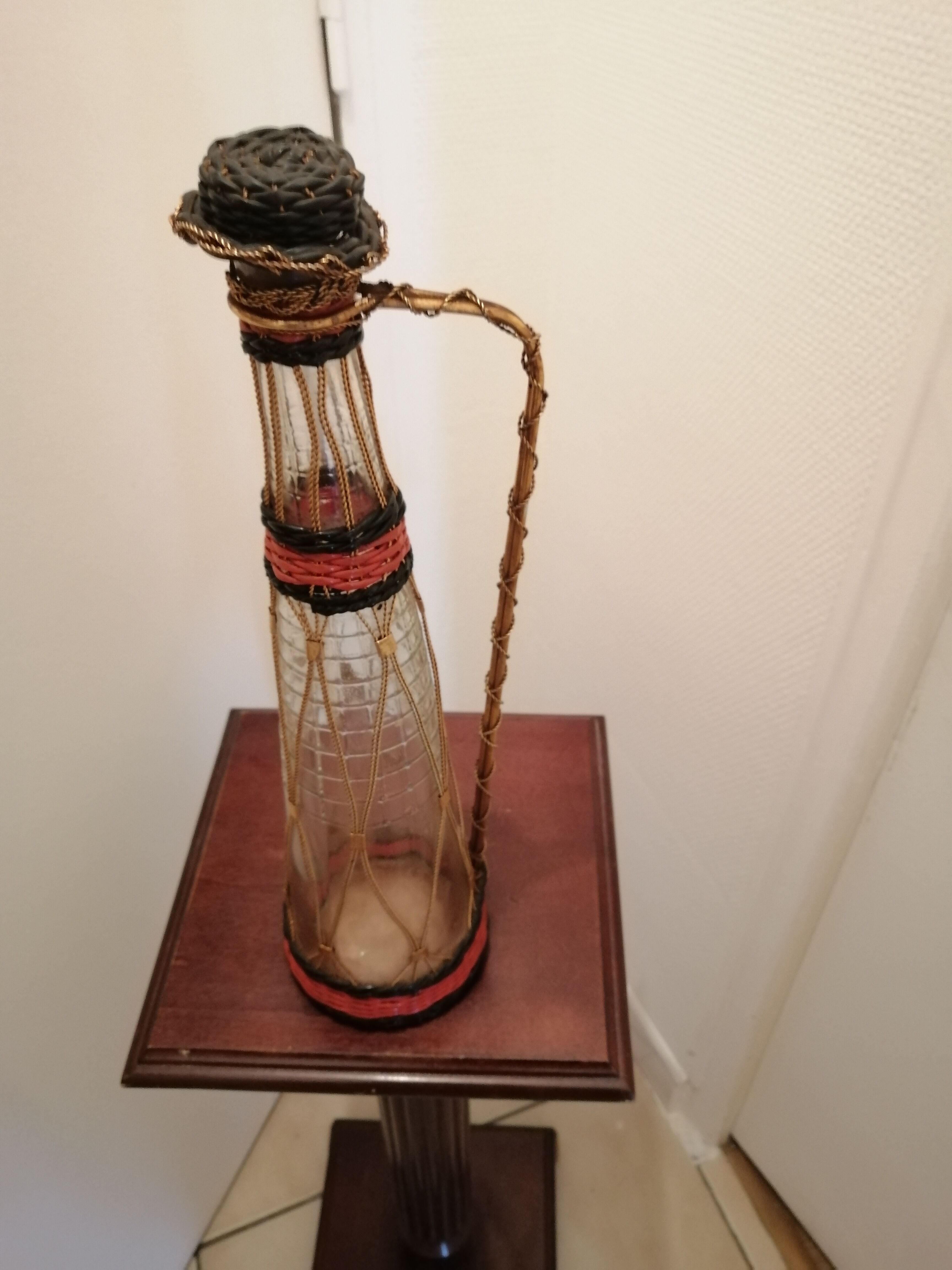 Vintage glass bottle