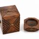 Nécessaire de bureau / service à tabac vintage complet en bois