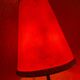 Vintage floor lamp 1950-1960 black metal with tripod base with 3 heads
