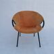 Mid-century circle balloon chair by Lusch Erzeugnis for Lusch & Co, 1960s