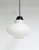 Round opal glass ceiling lamp by Philips, 1950s