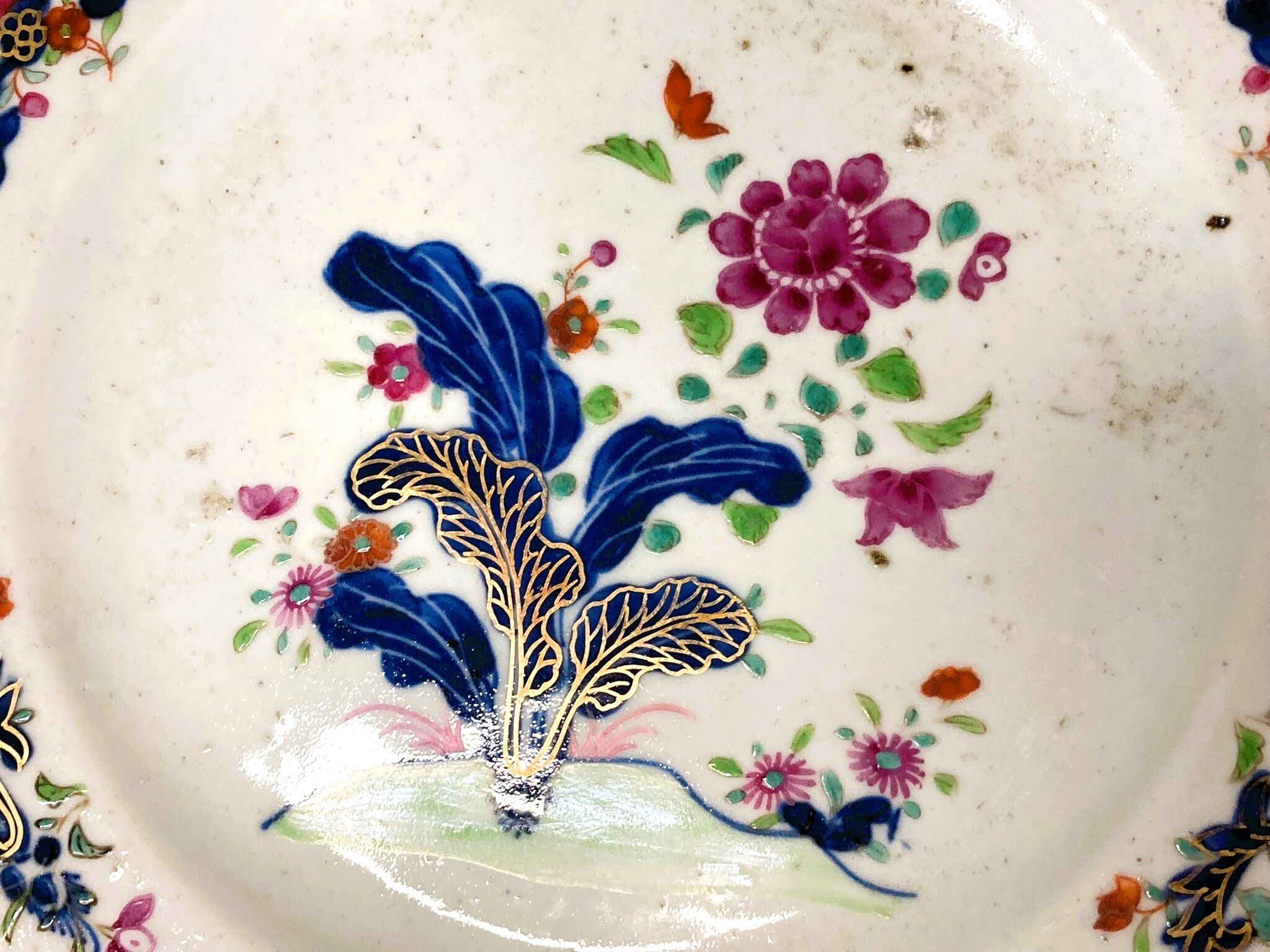 Compagnie des Indes assiette porcelaine de Chine XVIIIème