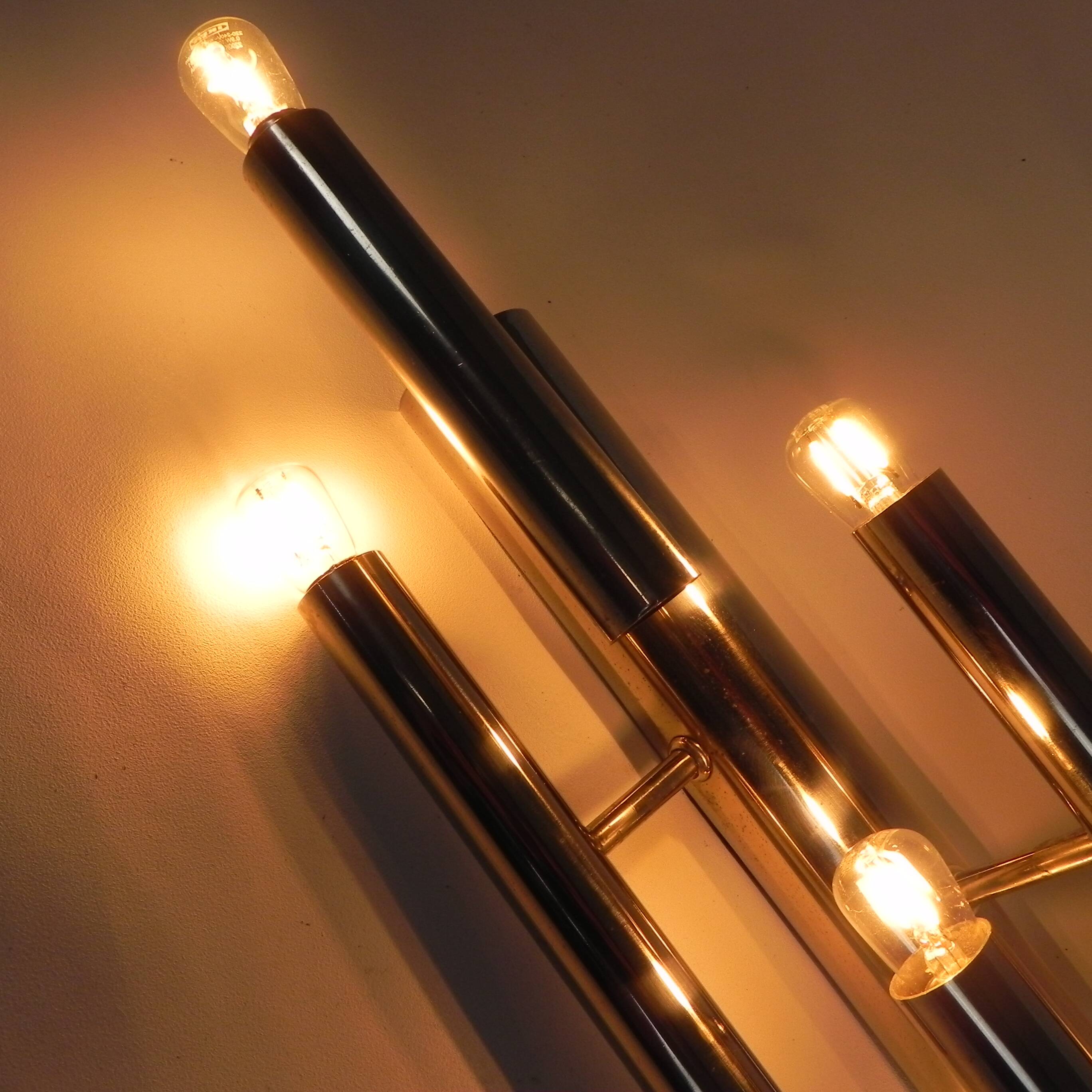 Vintage wall light, Gaetano Sciolari for Boulanger, 1970s.